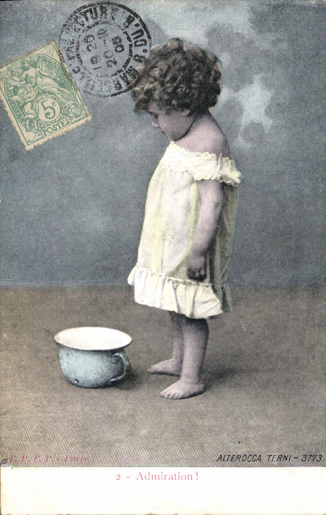 CPA Fantaisie Enfant Pot 