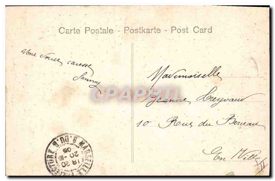 CPA Fantaisie Enfant Pot  — Verso