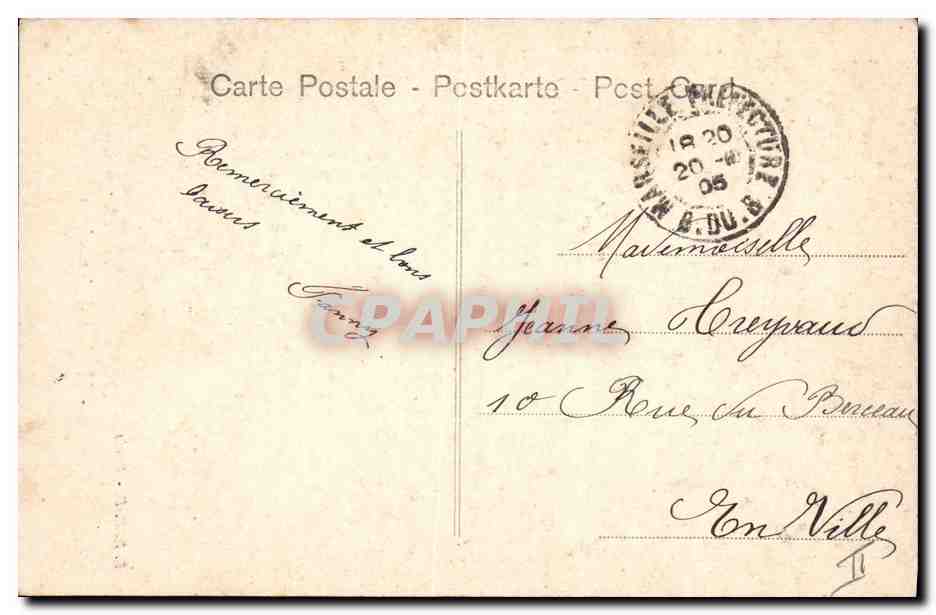 CPA Fantaisie Enfant Pot  — Rückseite