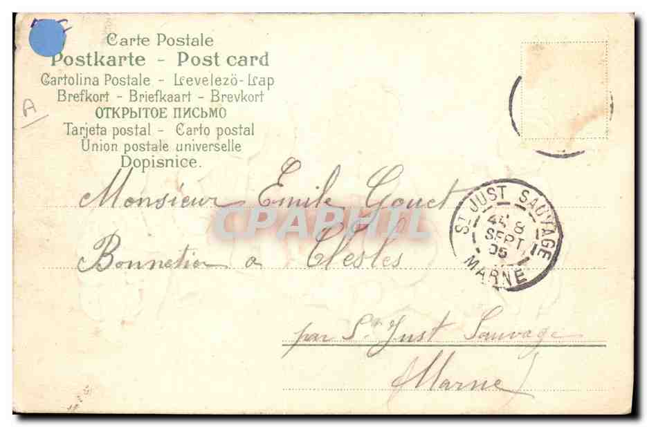 CPA Fantaisie Enfant Pot  — Rückseite