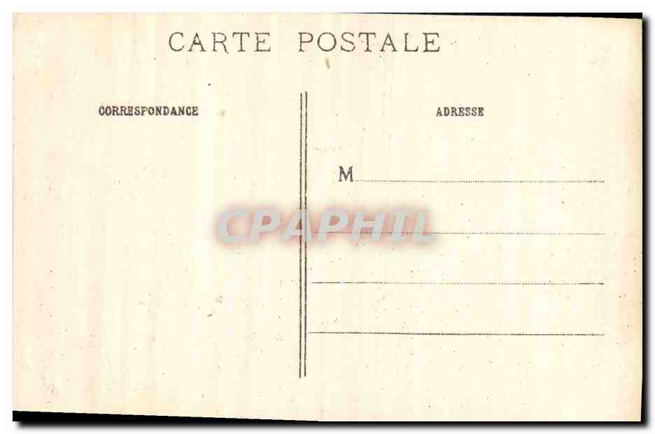 CPA Palais de Justice Aubervilliers Velo Cycle  — Verso