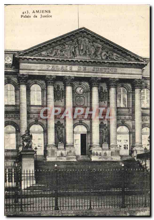 CPA Palais de Justice Amiens