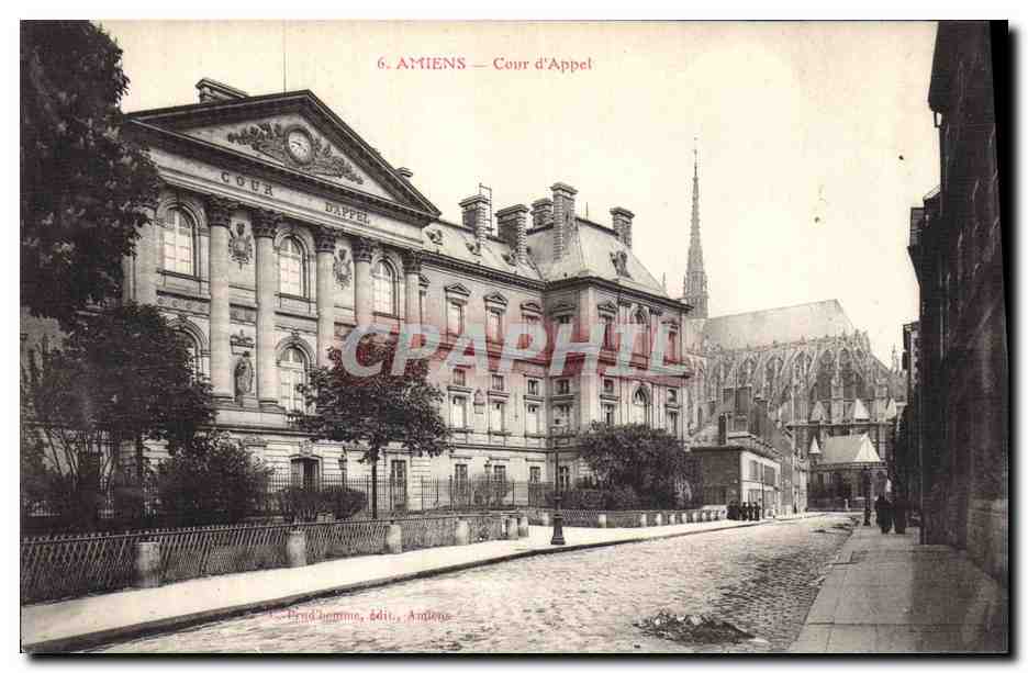 CPA Palais de Justice Amiens Cour d'appel