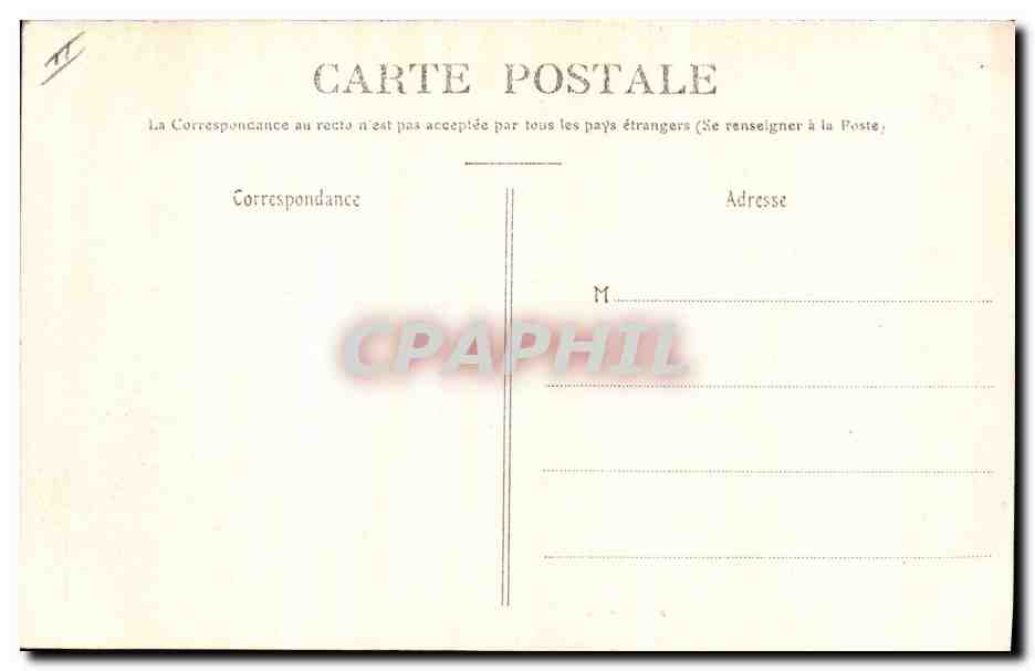 CPA Palais de Justice Amiens Cour d'appel — Verso