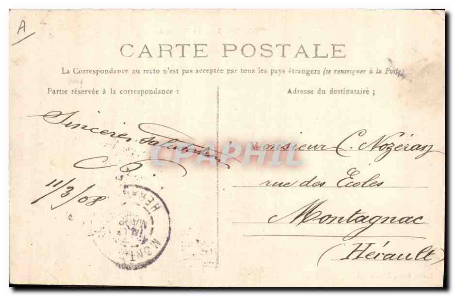 AVESNES — Le Tribunal — E.S.S. édit. Hachette — Verso