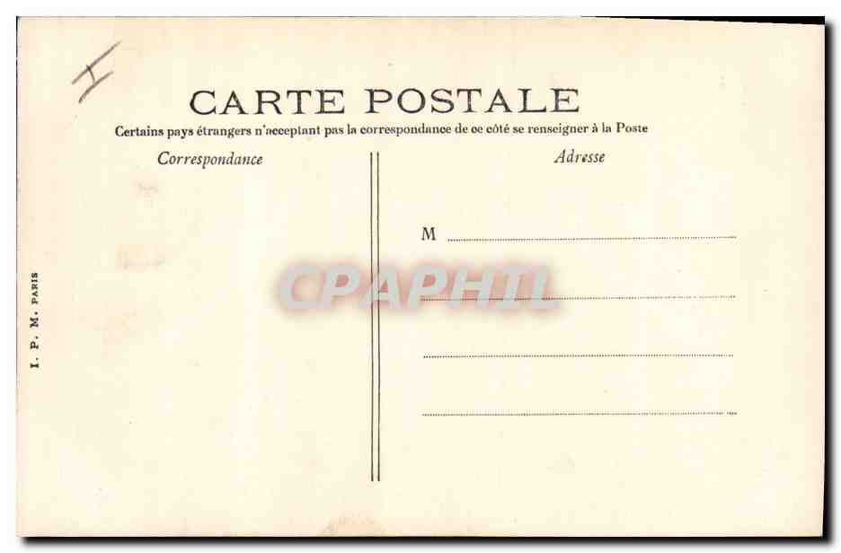 CPA Palais de Justice Aix en Provence — Rückseite