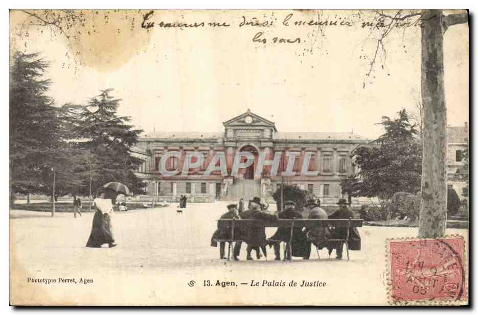 CPA Palais de Justice Agen