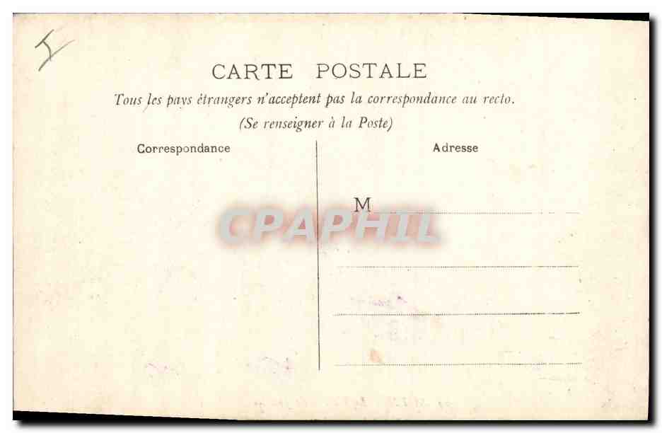CPA Palais de Justice Agen — Verso