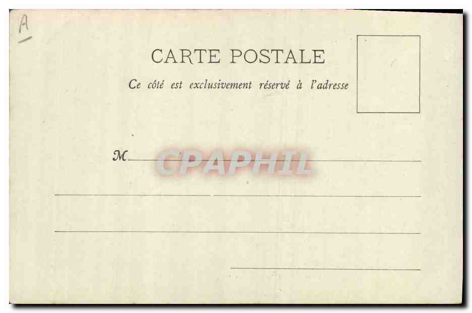 L'Amiral Tréhouart — Bateau de guerre — Phototypie A. Bergeret et Cie Nancy — Verso