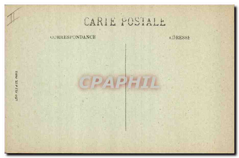 CPA Bateau de Guerre Arbalete Contre torpilleur — Verso