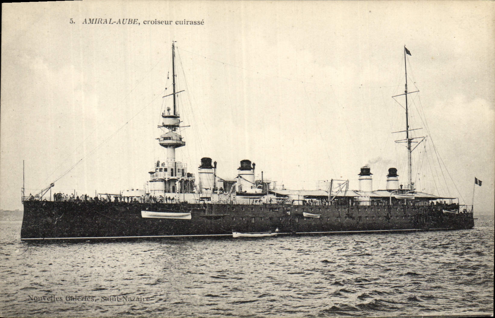 Amiral-Aube, croiseur cuirassé — Nouvelles Galeries, Saint-Nazaire