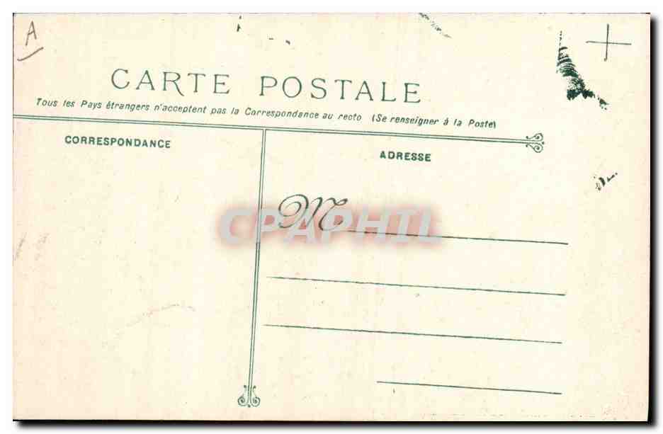 CPA Bateau de Guerre Arbalete Cotnre torpilleur — Verso