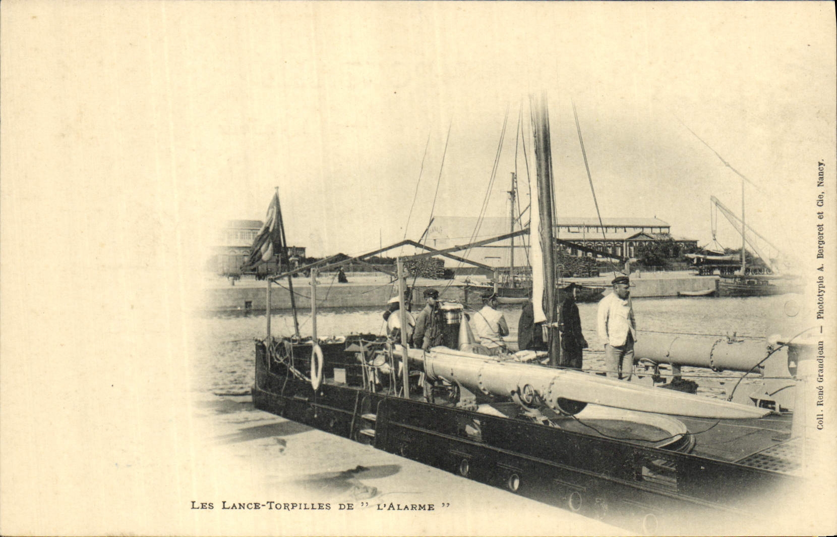 Les Lance-Torpilles de 'L'Alarme' — Nancy — Phototypie A. Bergard et Cie