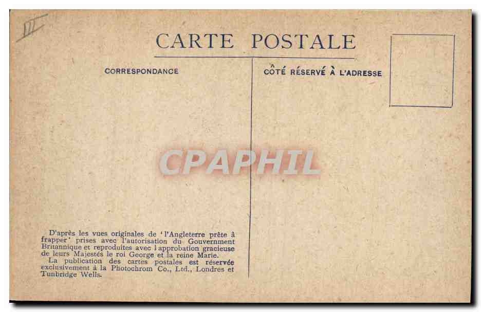 CPA Bateau de Guerre L'Africa en mer  — Verso