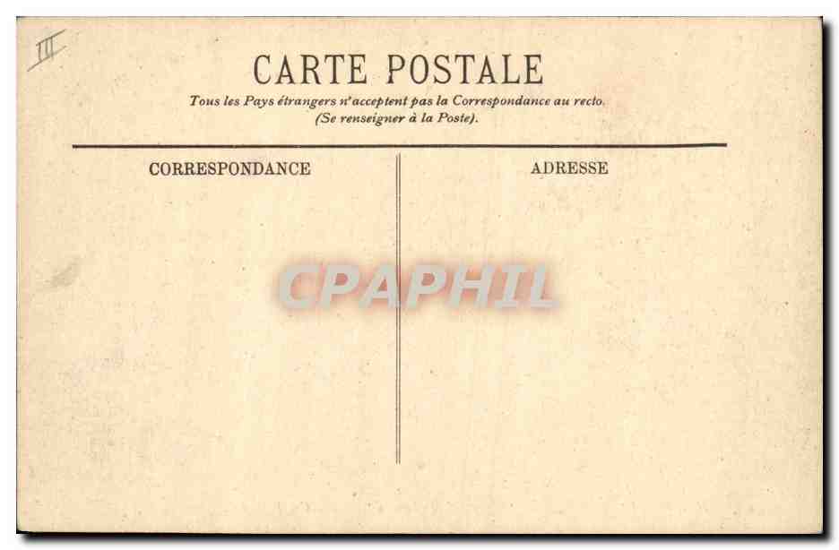 CPA Bateau de Guerre L'Amiral Trehouard Garde Cote — Verso
