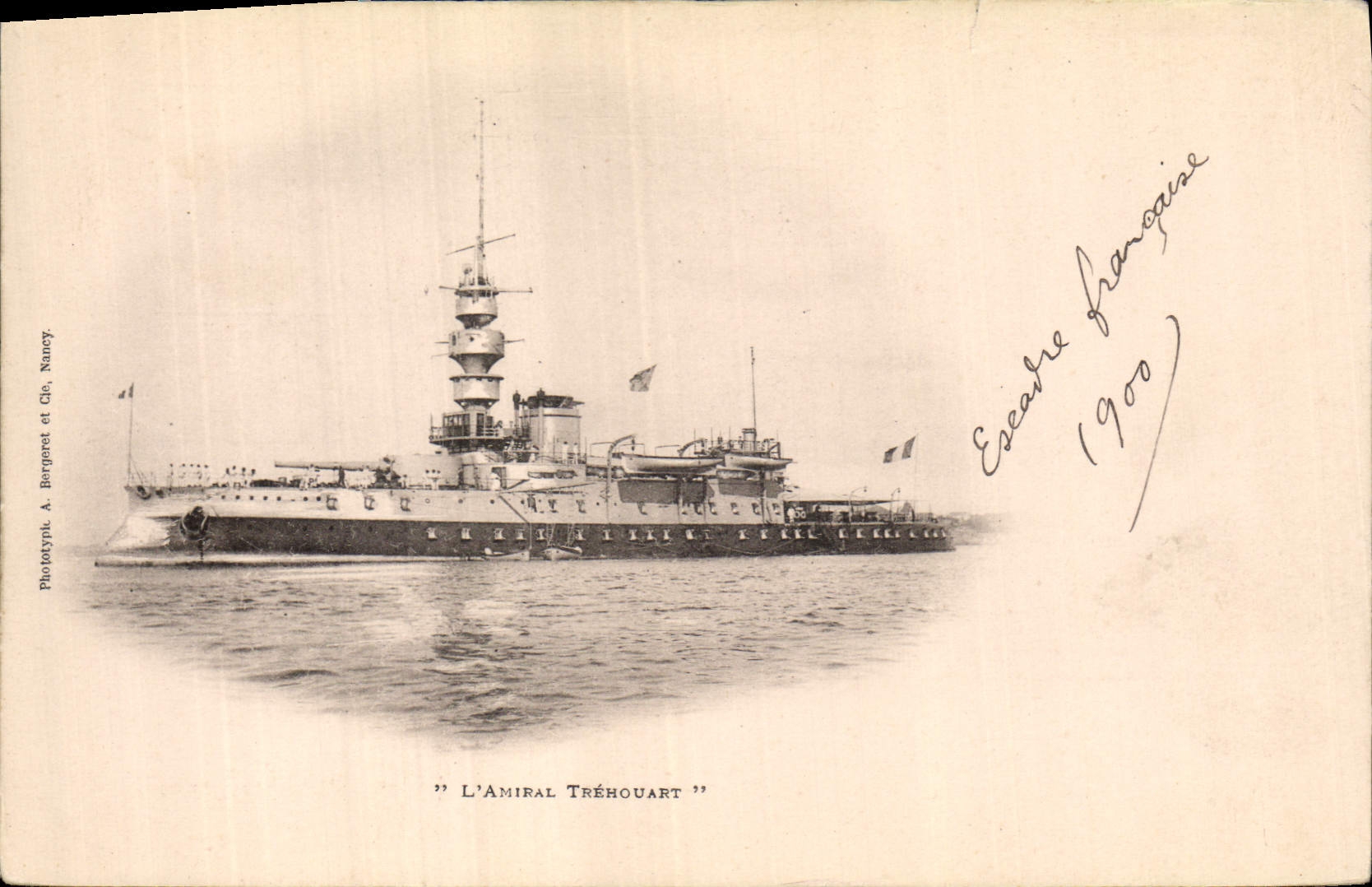 CPA Bateau de Guerre Amiral Trehouart