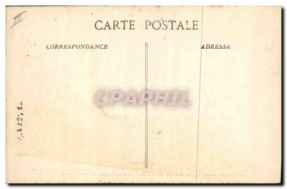 CPA Bateau de Guerre Bretagne Cuirasse d'escadre — Verso