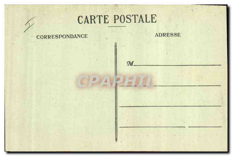 CPA Prefecture Alencon — Verso