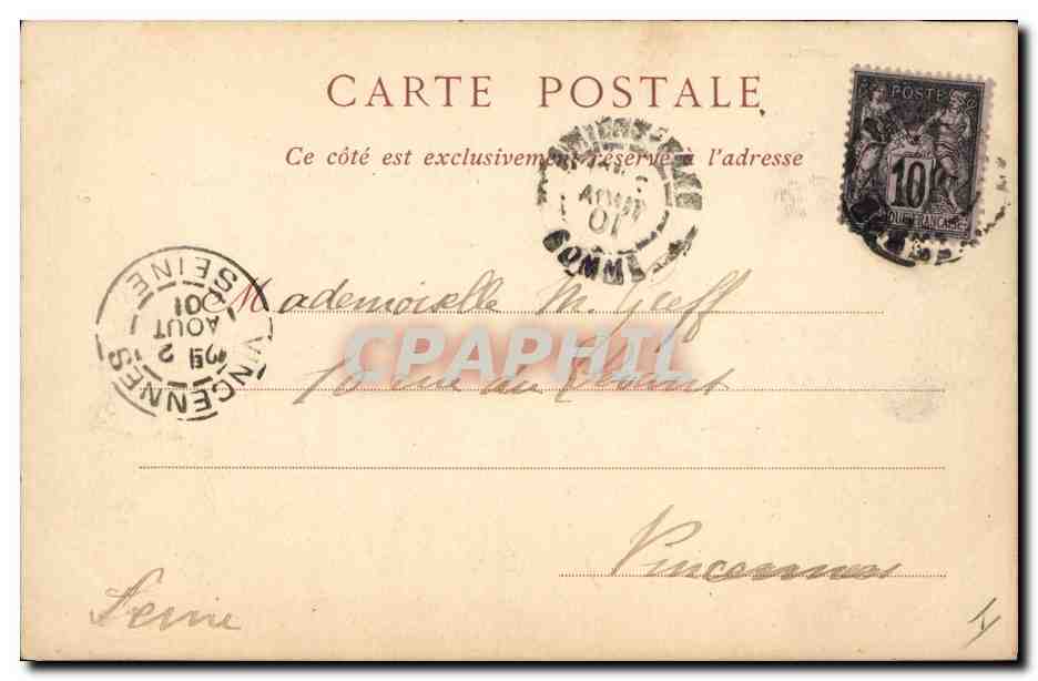 CPA Prefecture Amiens — Rückseite