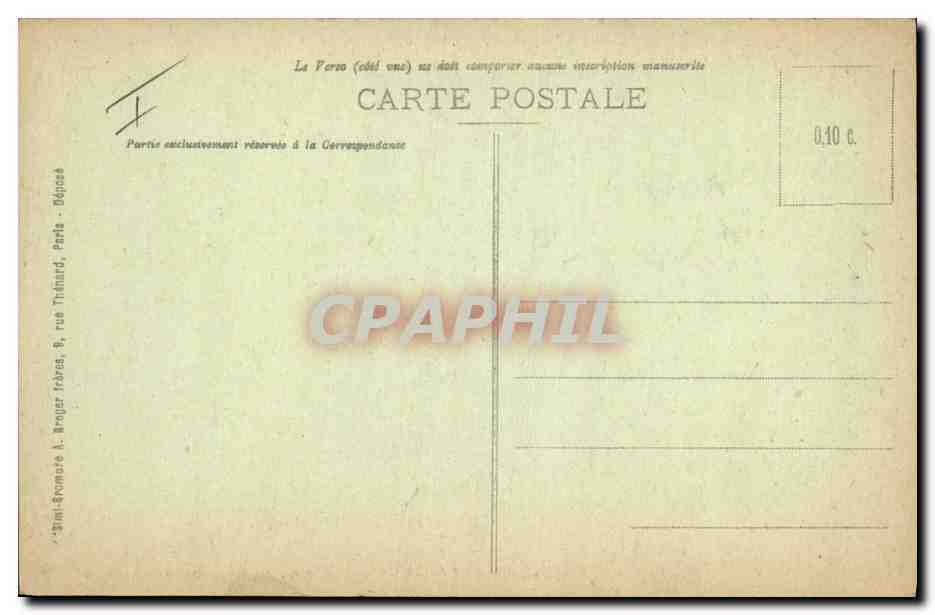 CPA Prefecture Angers Arcades romanes decouvertes en 1836 — Rückseite