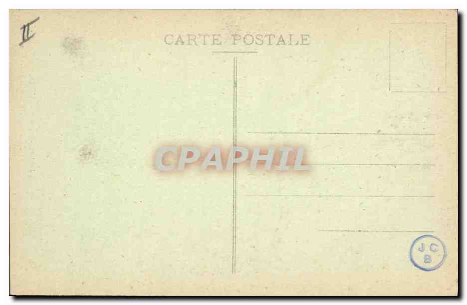CPA Folklore Pardon ND de Folgoet Jeunes filles a l'office — Verso