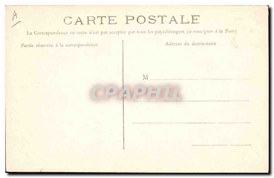 CPA Folklore Costume de Quimperle — Verso