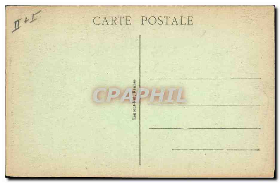 CPA Folklore Jeunes filles de St Gildas de Rhuys  — Verso