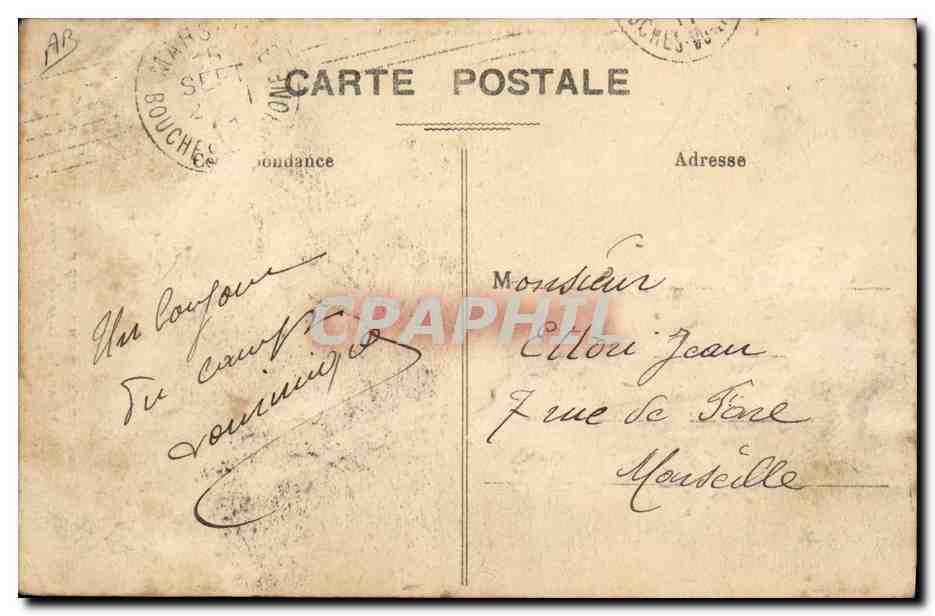 CPA Folklore Nos Pioupious au Camp de Coetquidan Militaria  — Verso