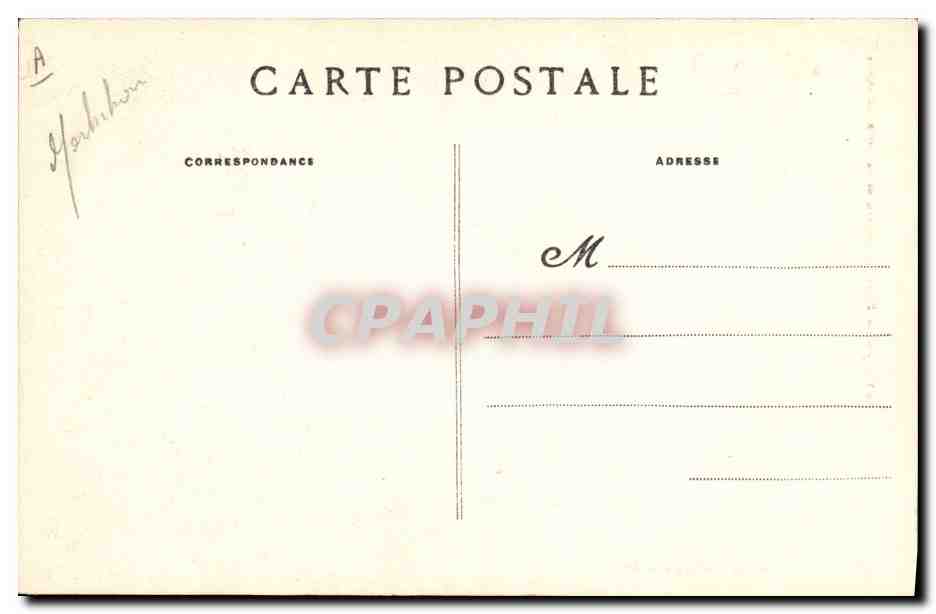 CPA Folklore Jeunes filles de Carnac et de Lockmariaquer — Verso