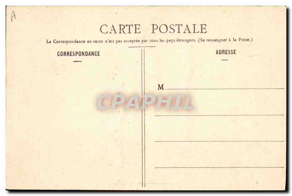 CPA Folklore Jeunes filles de Locmine  — Verso