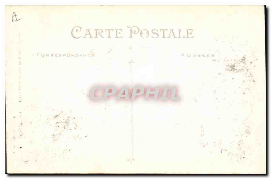 CPA Folklore Morbihan Costume d'Auray avec chale — Verso