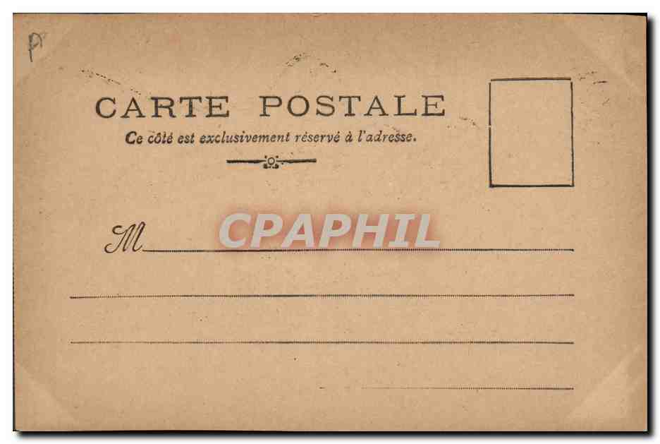 CPA Militaria 1904 Aujourd'hui Femme — Verso