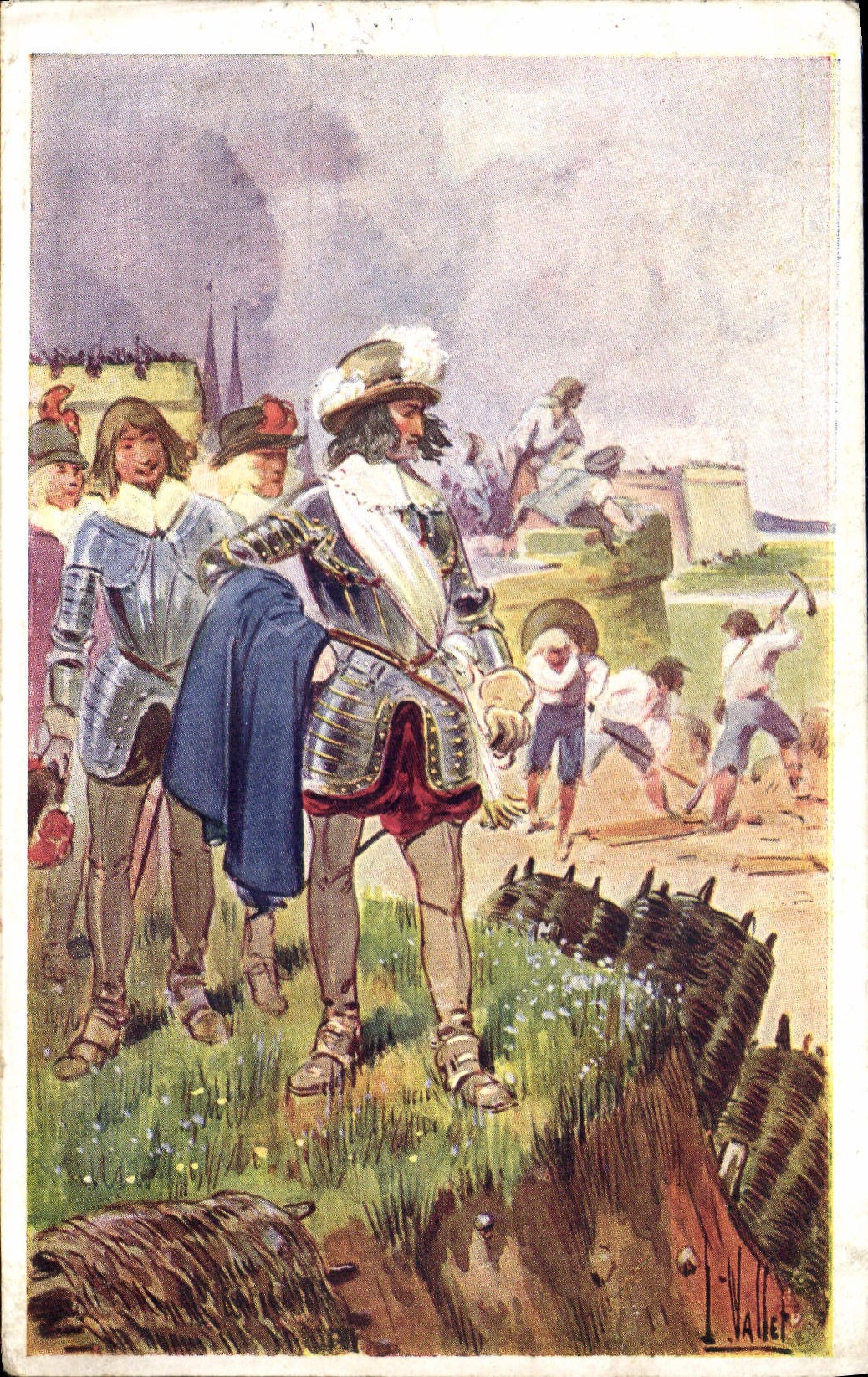 Fabert (Abraham) — Gouverneur de Sedan — Éditeur L. Vallet, n° 192