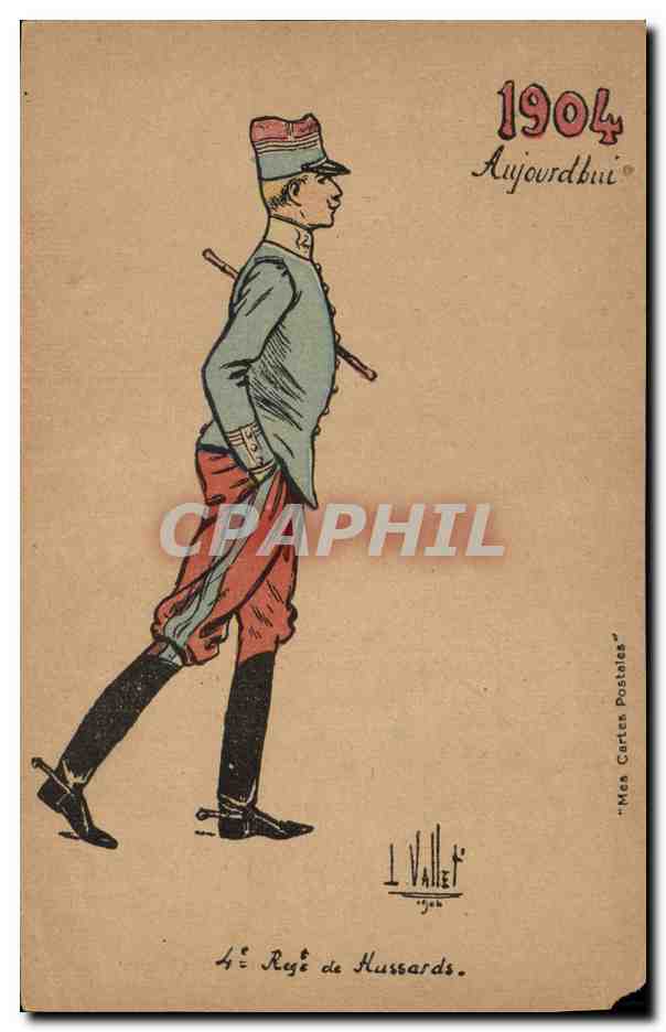 4e Régiment de Hussards — 1904 — I. Vallet