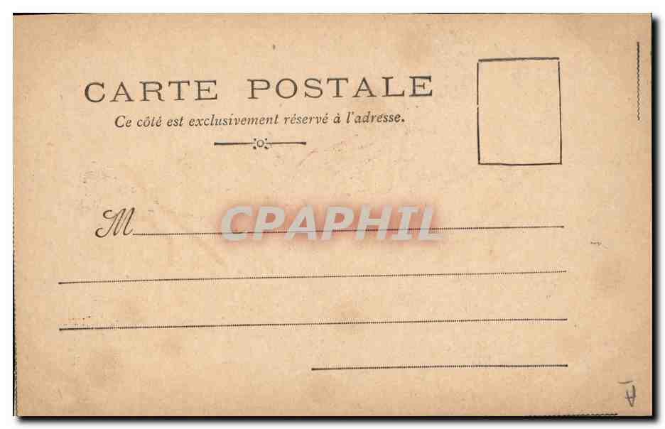 CPA Militaria 1904 4eme regiment de Hussards — Verso