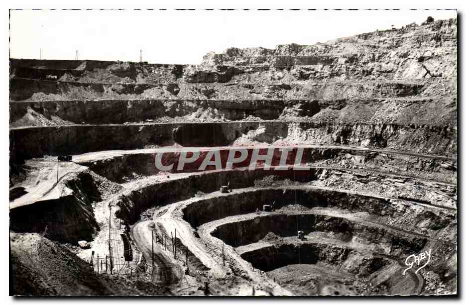 CPA Mine Mines Decazeville Aveyron Les decouvertes Exploitation de charbon a ciel ouvert 