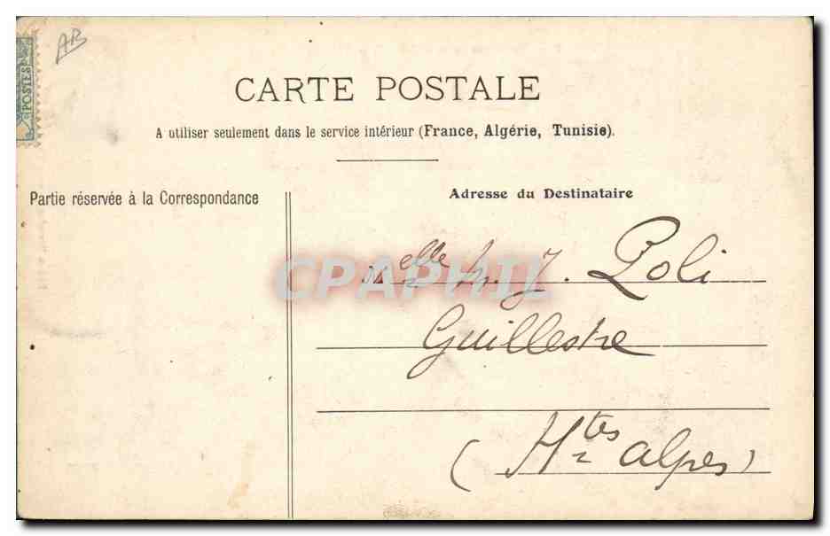 Houillères de St-ÉTIENNE — Puits de la Pompe — Éditeur Néhilla Nouvelles Galeries 1906 — Verso