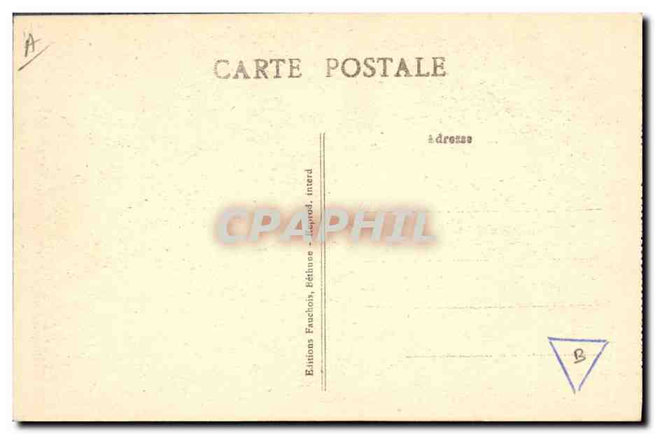 CPA Mine Mines Mineurs Casse Croute dit Le Briquet — Rückseite