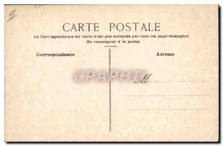 Vista di scogliere rocciose — disegno a acquarello — editore non visibile — Verso