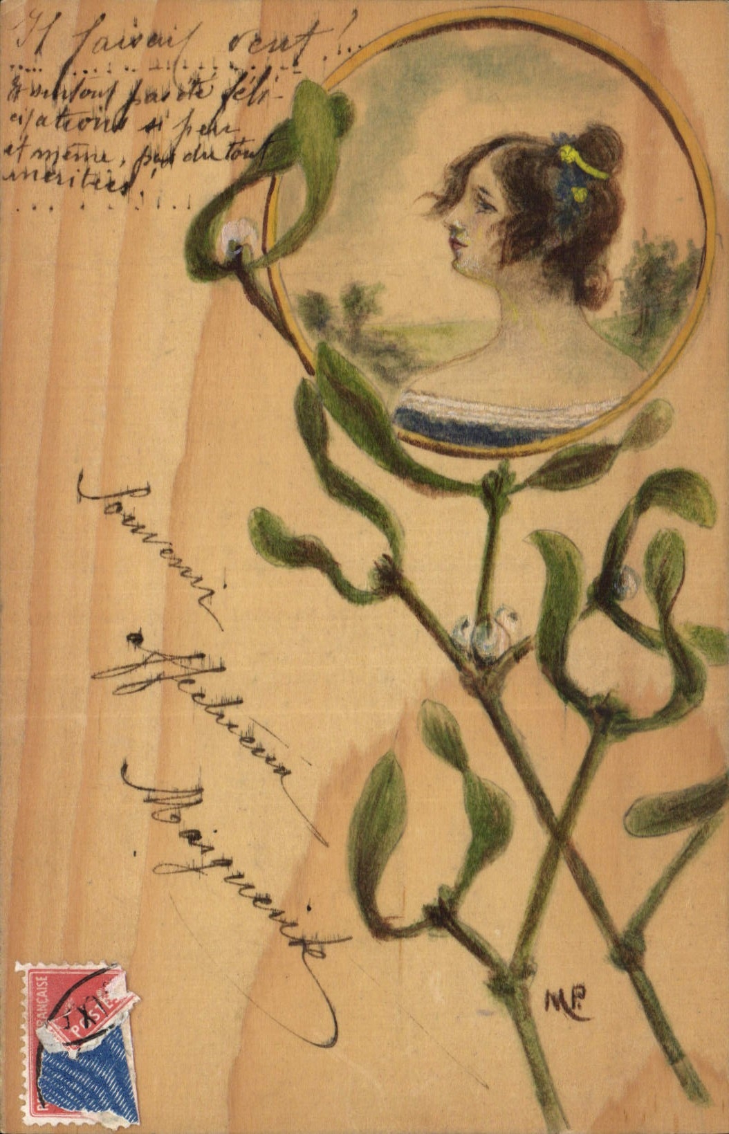 Femme dans un cadre — Mistletoe — éditeur MP