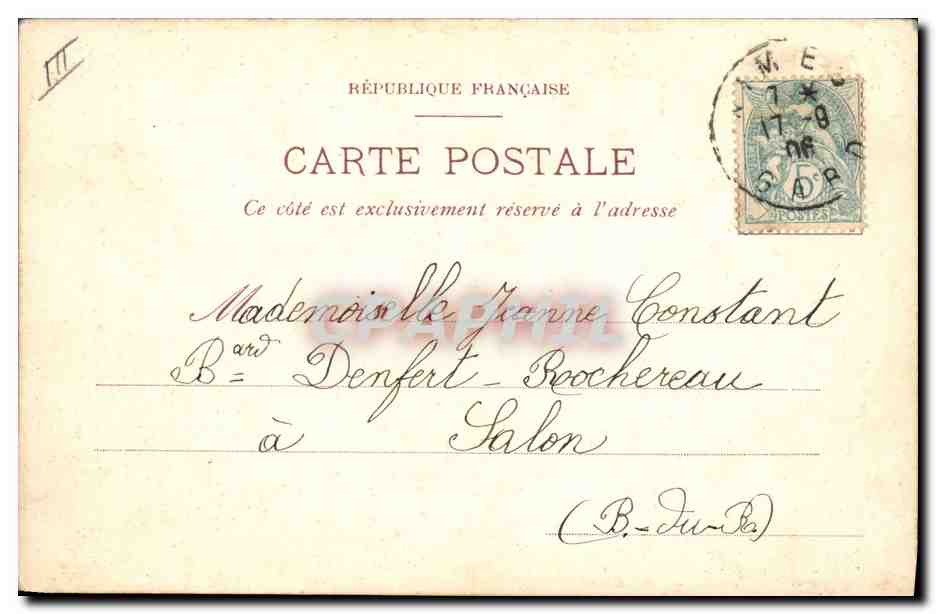 Poisson — Pansée — A. DELAYE — Verso