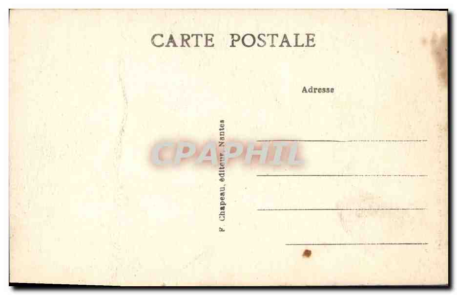 CPA Chateau Nantes Porte St Pierre prise du sud Est — Rückseite