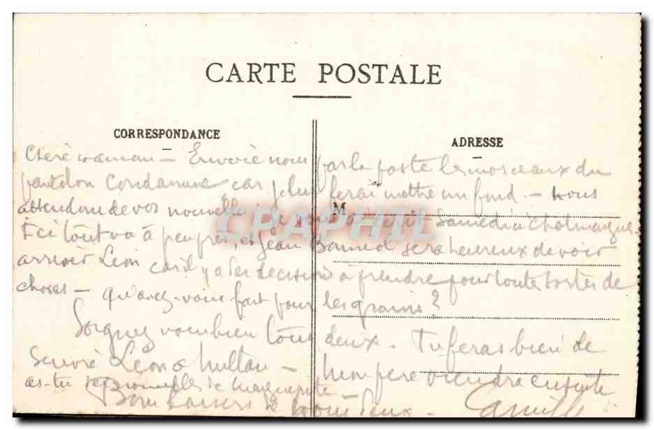 CPA Chateau de Creissels Environs de Millau  — Rückseite