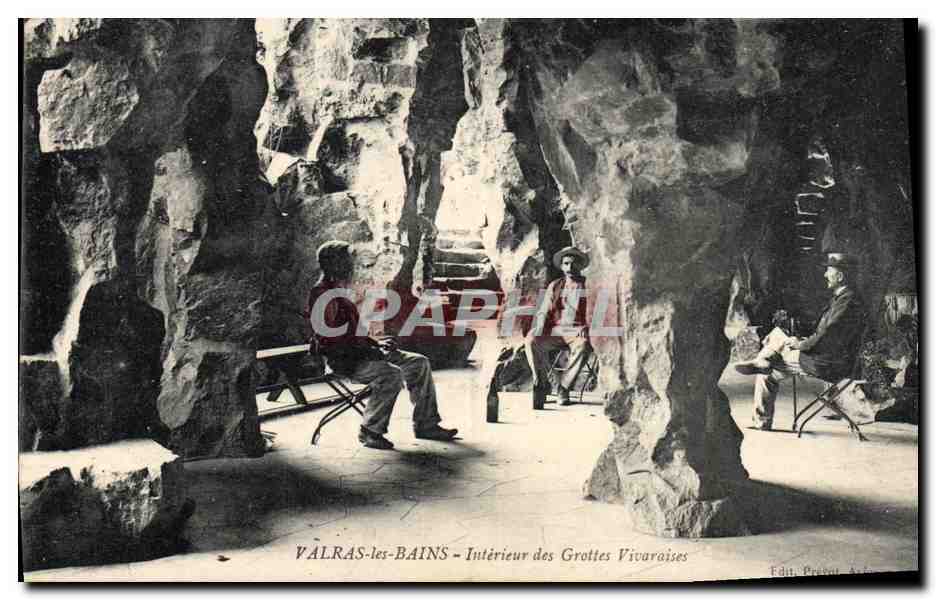 Valras-les-Bains — Intérieur des Grottes Vivaraïses — Edit. Prévert, Aix-en-Provence