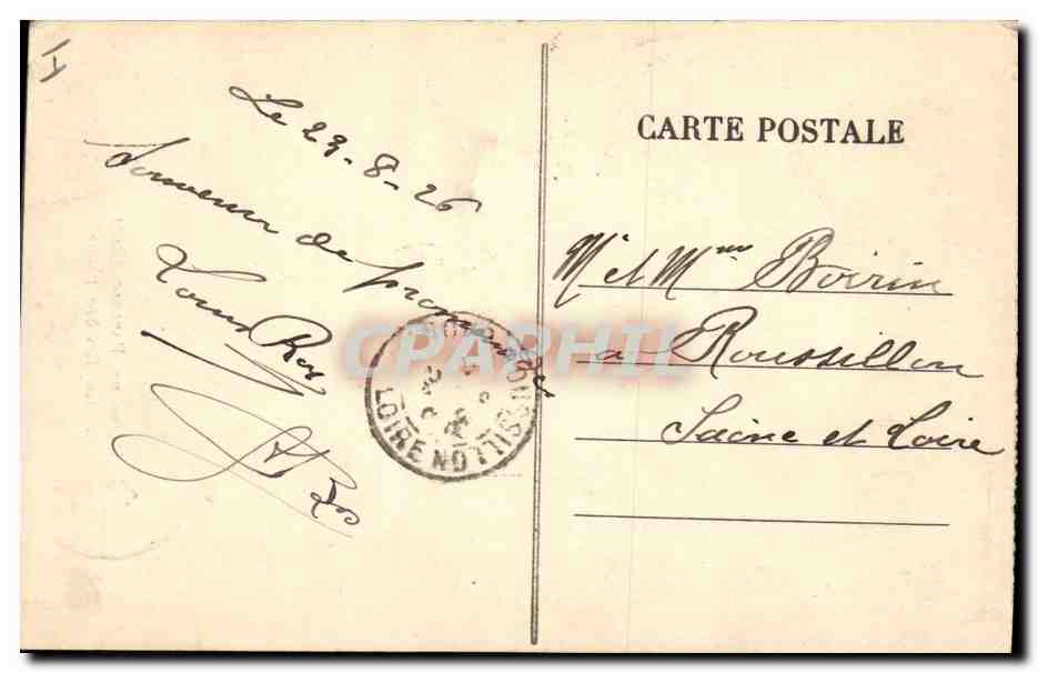 Puits de Padirac (Lot) — La Rivière plane — Éditeur inconnu, n°6 — Rückseite