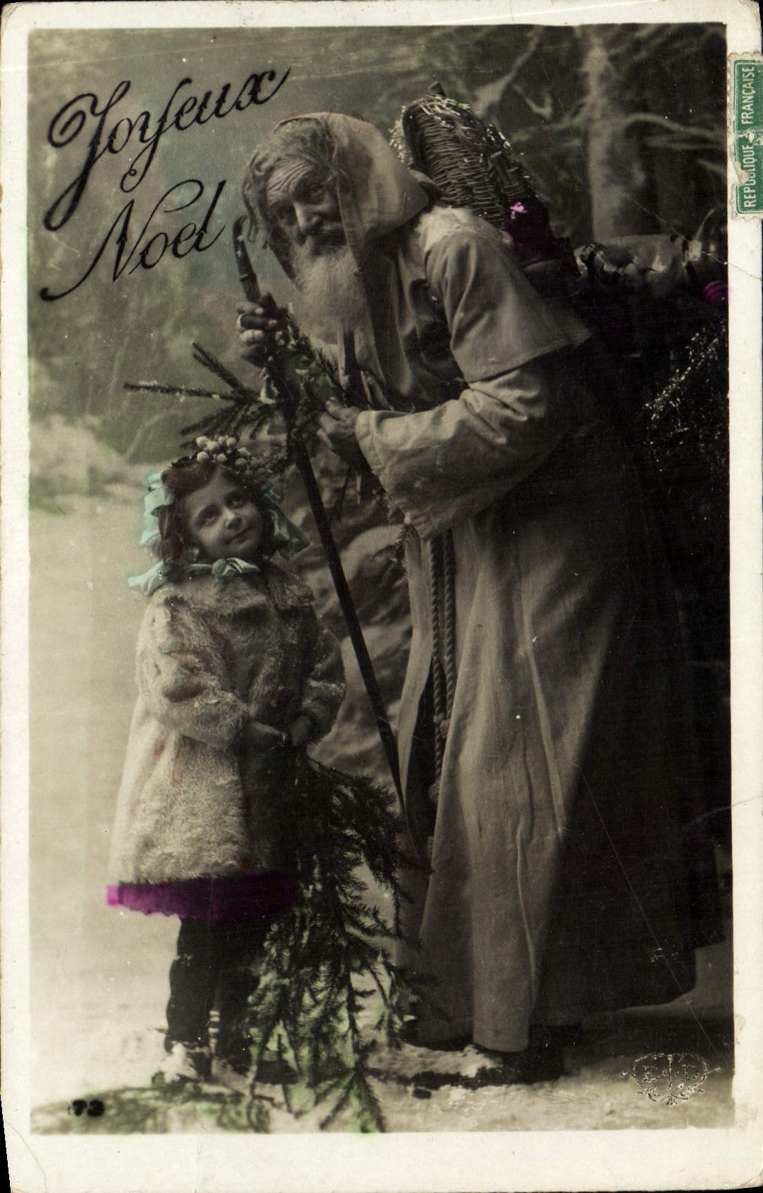 CPA Fantaisie Pere Noel