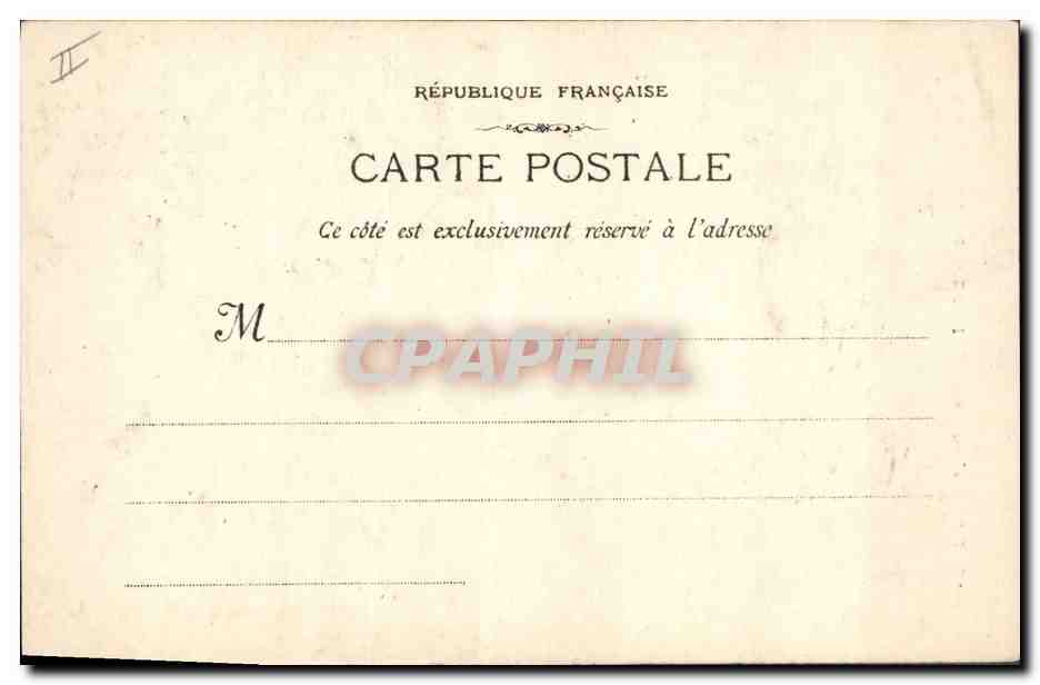 CPA Aix en Provence Interieur du Palais de Justice  — Verso