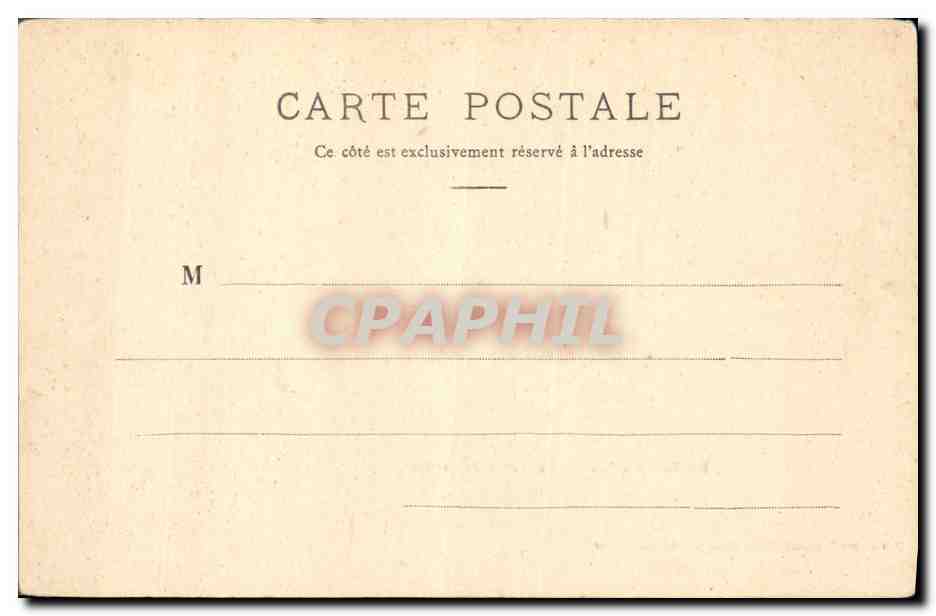 CPA Palais de Justice Boulogne sur Mer — Verso