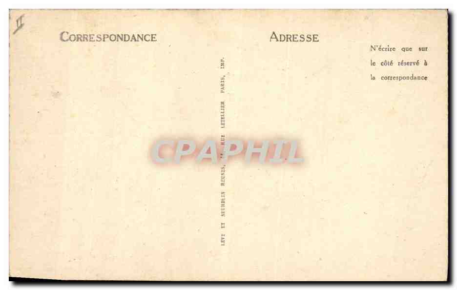 CPA Palais de Justice Beauvais Ancien Palais Episcopal — Rückseite