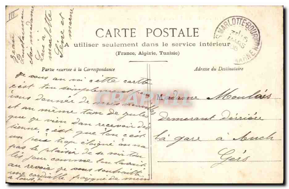 Bourron - L'Hôtel de la Paix et la Rue de l'Église — Tihault, éditeurs, Fontainebleau-Mehun - Cliché Michel — Reverso